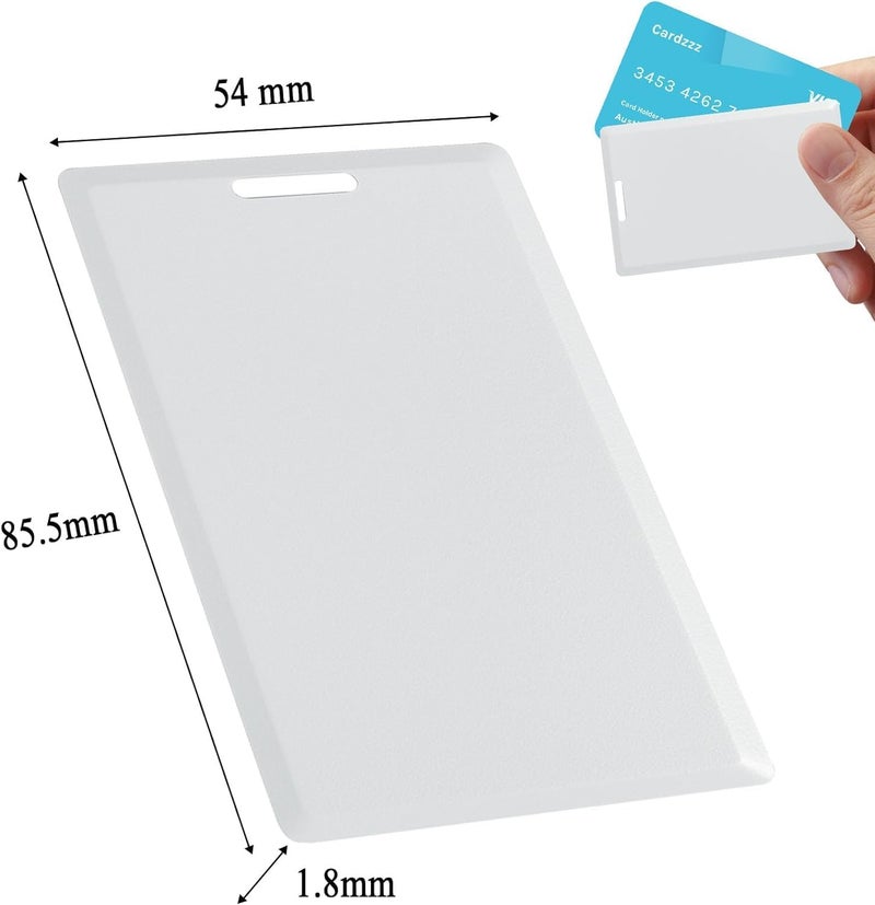 BABIQT 12 PCS T5577 Thick Smart Cards, Contactless 125khz RFID Rewritable Proximity Clamshell Weigand Prox Card, Compatible with 1386 1326 H10301 Format Readers and Keyless Entry Access Control Systems - Image 3